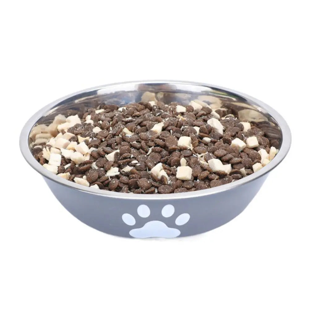 Large Capacity Stainless Steel Non-Slip Pet Bowl – Double-Layer Water & Food Bowl for Dogs & Cats