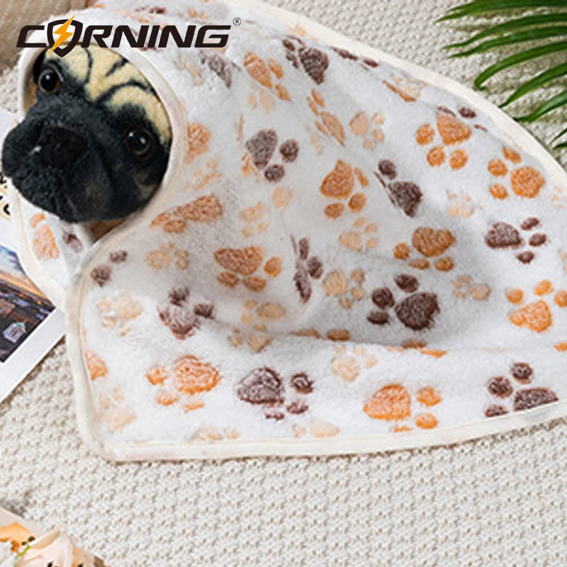 Super Soft Fluffy Pet Blanket 40x60CM – Warm Winter Cat & Dog Cushion Blanket