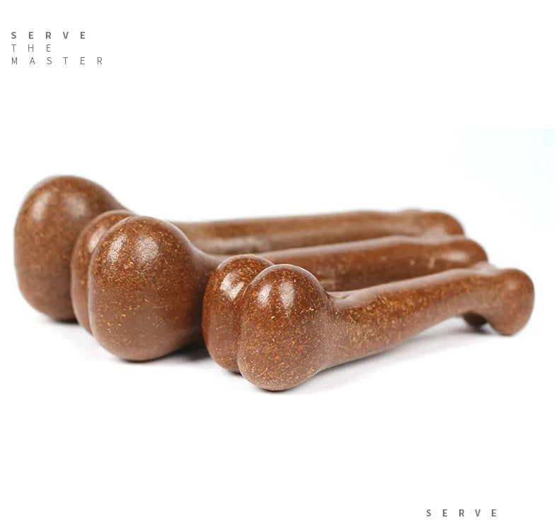 Nearly Indestructible Dog Bone Chew Toy – Natural Non-Toxic Anti-Bite Dental Toy for Small, Medium & Large Dogs