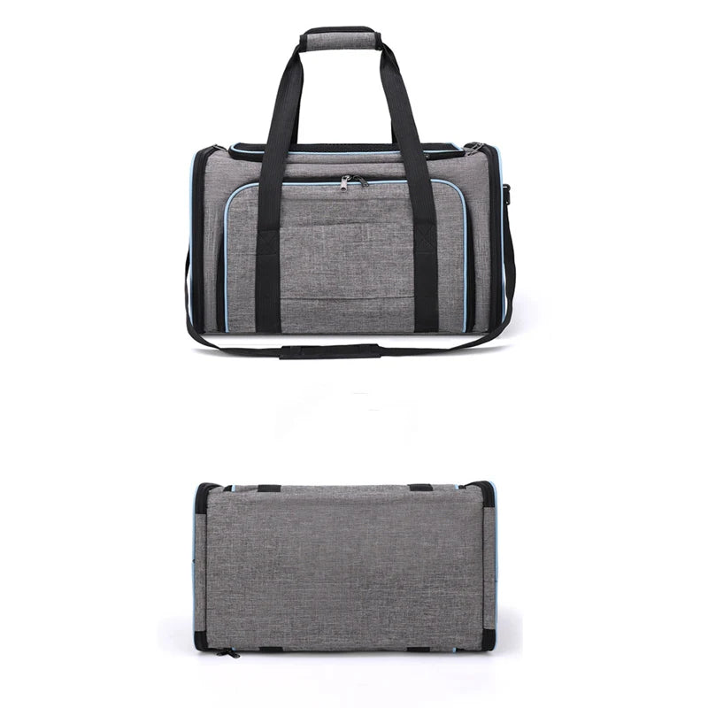 Pet Carrier Backpack – Portable Foldable Cat & Dog Travel Bag, Breathable Pet Transport Carrier for Outdoor Trips