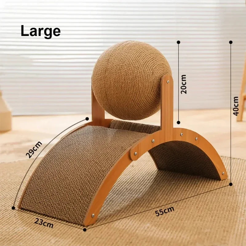 Vertical Arch Cat Scratching Board – Wear-Resistant