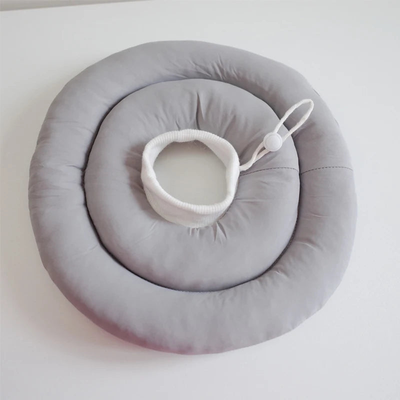 Soft Pet Recovery Collar – Cotton Elizabethan Neck Cone for Dogs & Cats – Anti-Scratch, Anti-Lick Wound Healing Headgear