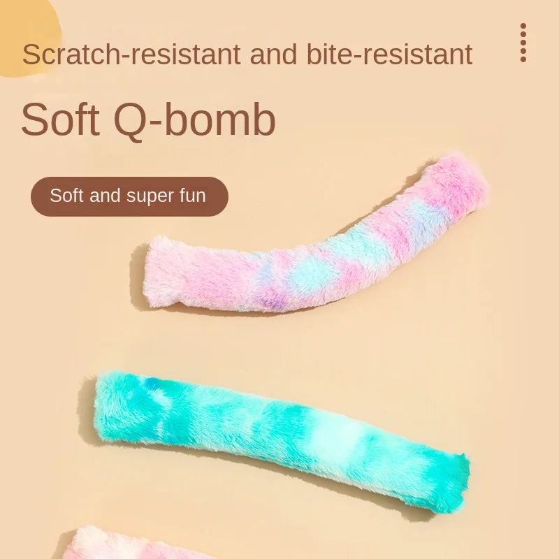 Interactive Cat Kick Sticks – Plush Catnip Toy for Teeth Cleaning & Indoor Play