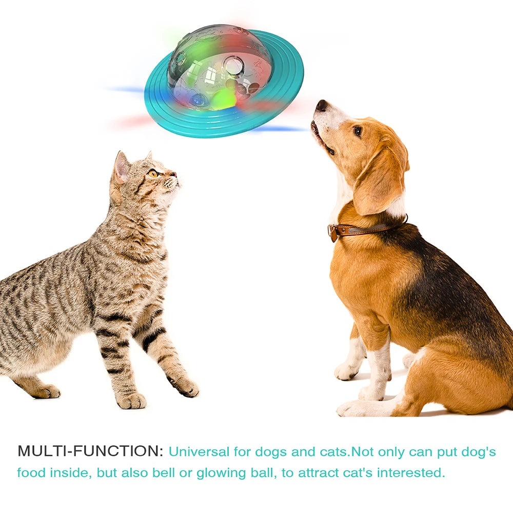 Dog Flying Disk Food Dispenser – Interactive Slow Feeder Toy 🥏🐾