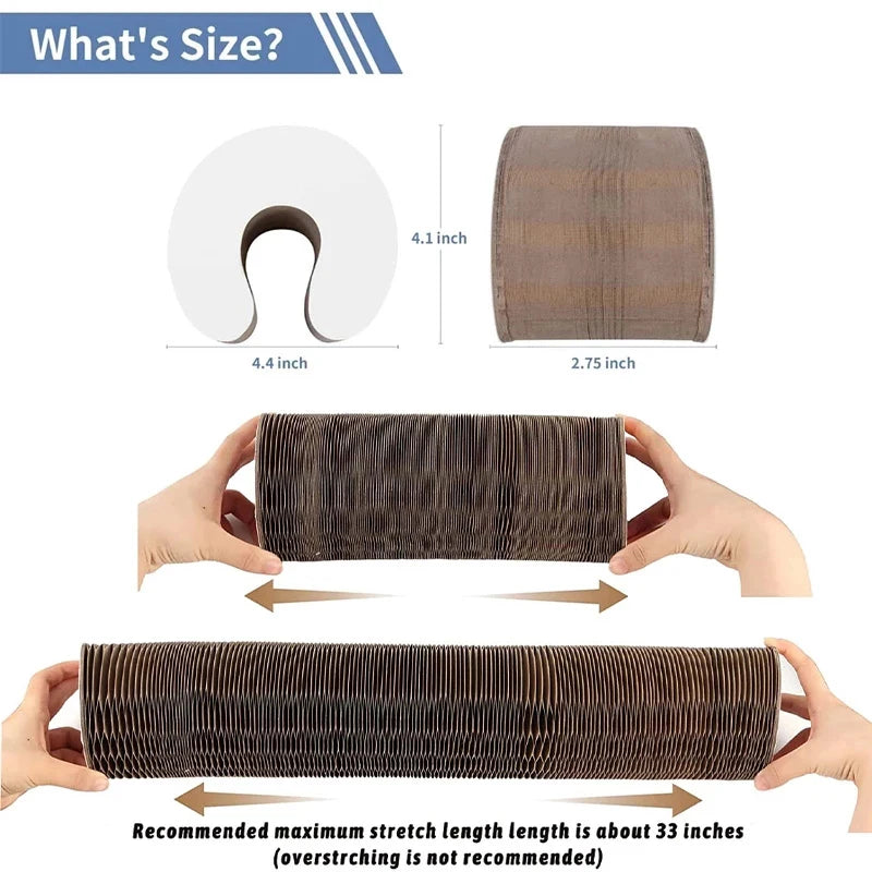 Magic Organ Cat Scratcher – Corrugated Round Claw Grinding Toy