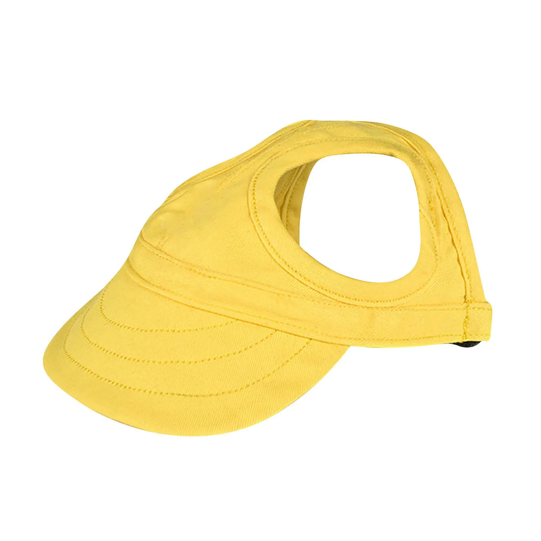Small Dog Summer Baseball Cap – Oxford Fabric Puppy Visor Hat with Ear Holes, Adjustable Sun Protection Cap for Outdoor Use