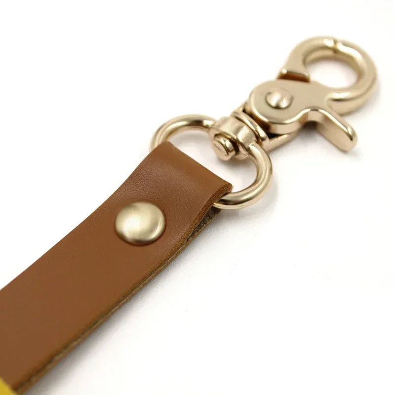 Canvas Pet Dog Poop Bag Holder – Adjustable Leash Attachment