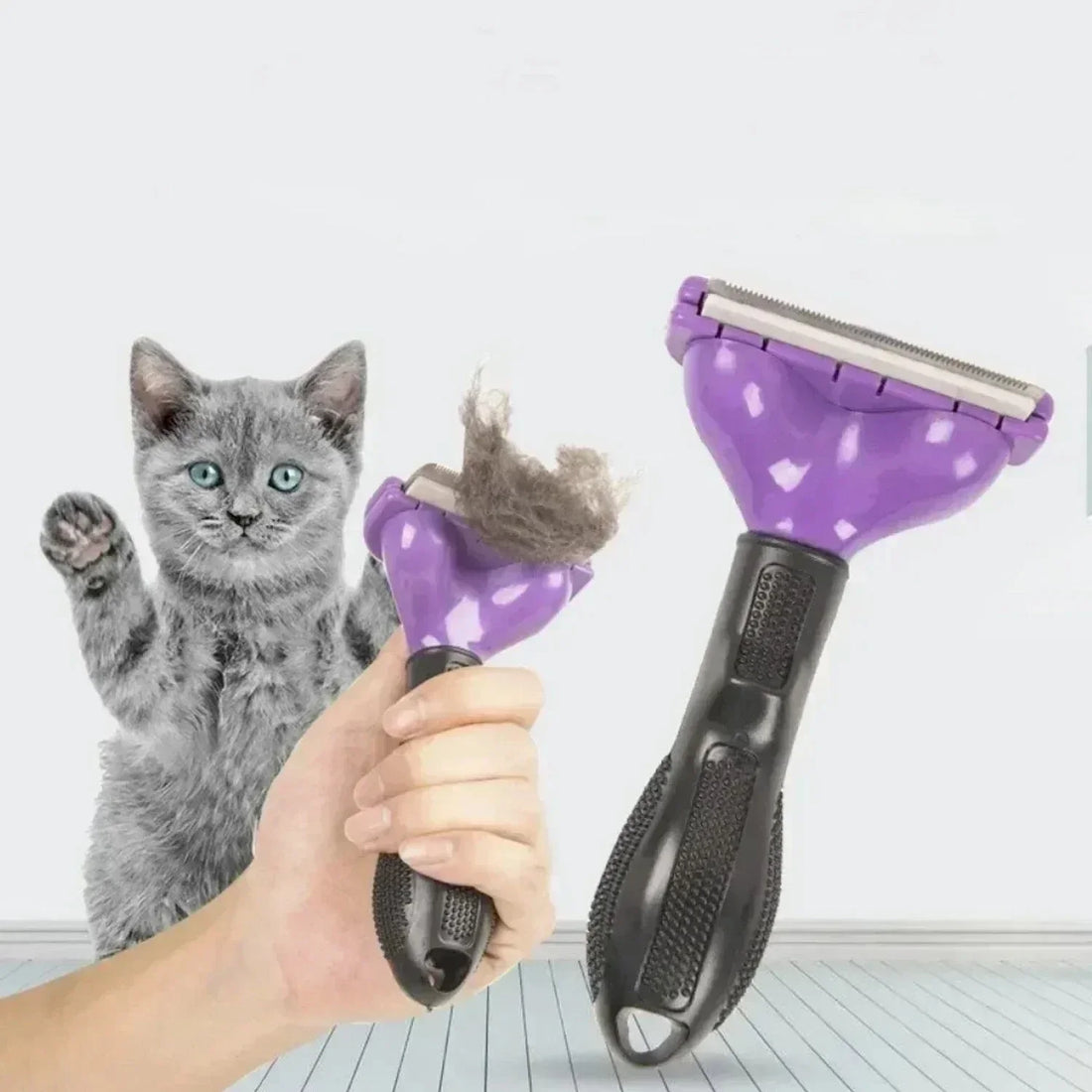 Large Pet Grooming Brush – Hair Removal Comb for Big Dogs & Cats
