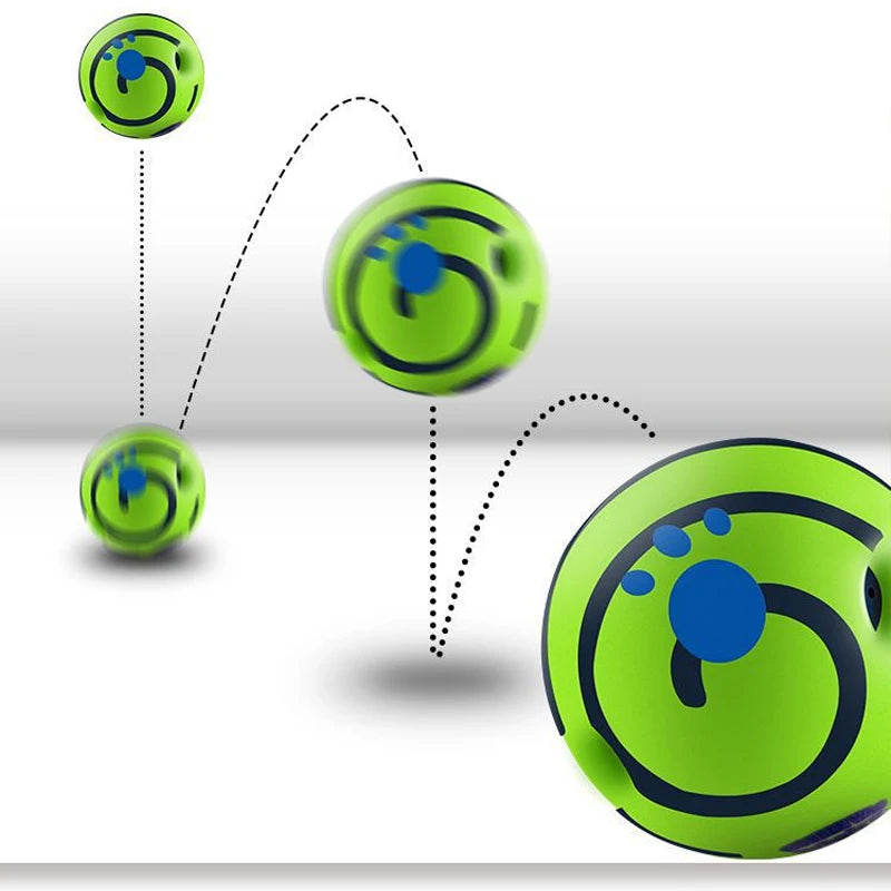 Wobble Wag Giggle Glow Ball – Interactive Sound Dog Toy 🟢🐾