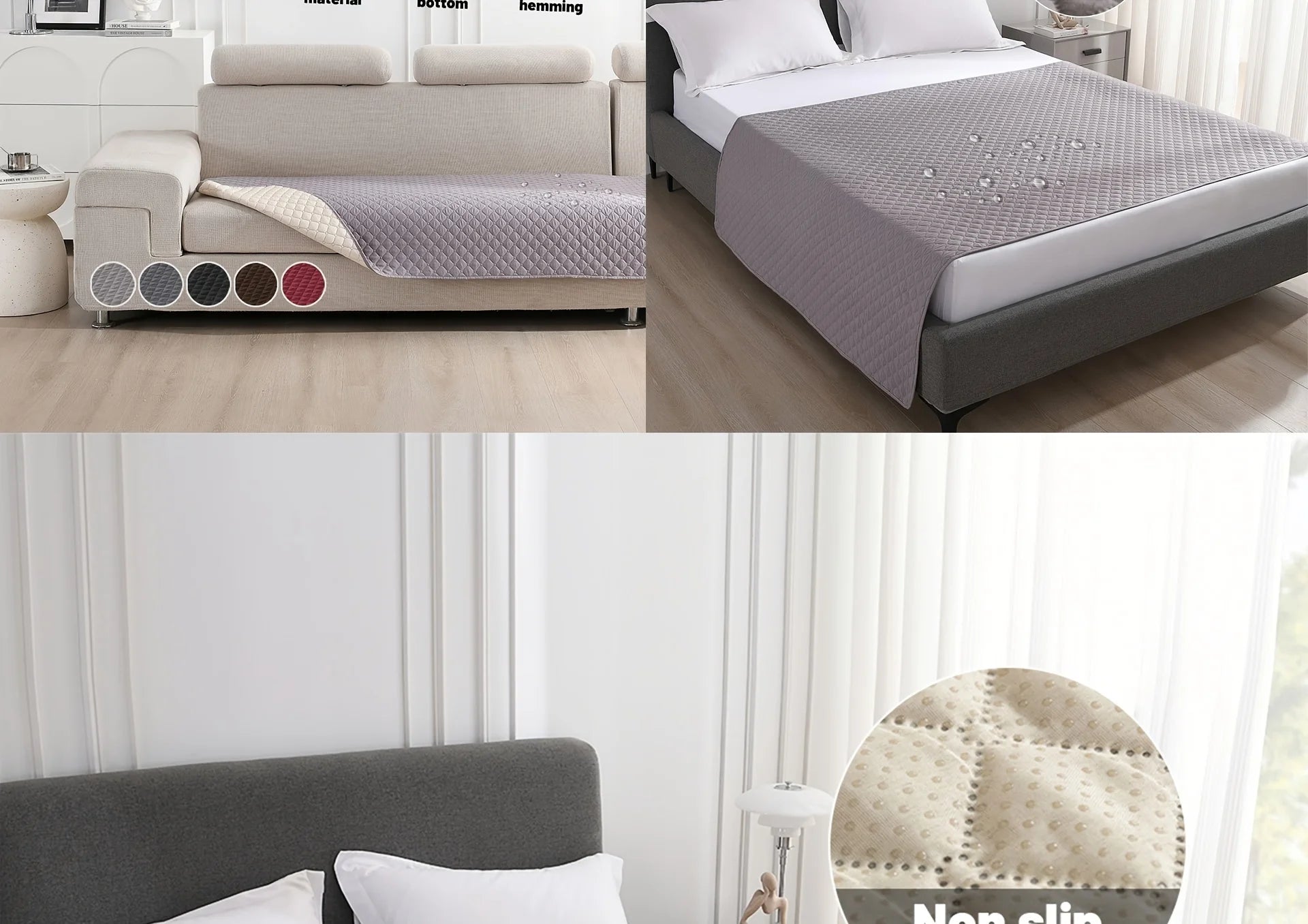 Anti-Leaking & Non-Slip Dog Bed Cover