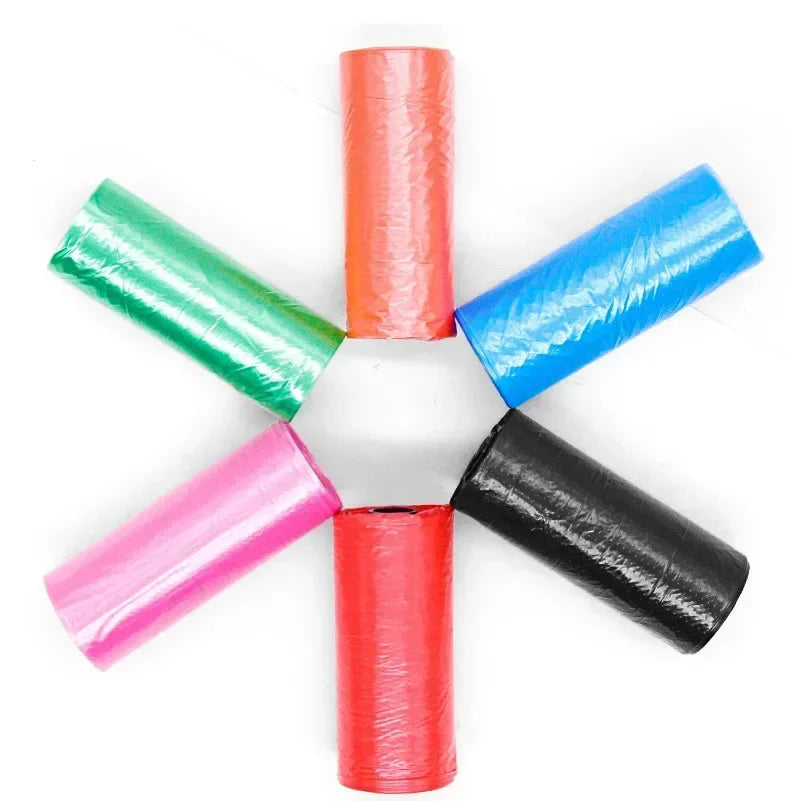 15 Bags/Roll Dog Poop Bags – Leak-Proof Refill Rolls for Outdoor Pet Waste Disposal
