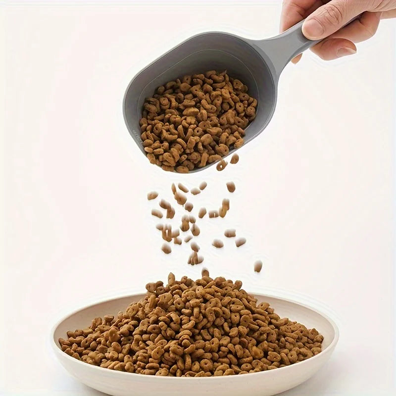 Pet Feeding Shovel Large Capacity Plastic Cat & Dog Food Scoop – Multifunctional Deep Pet Food Spoon