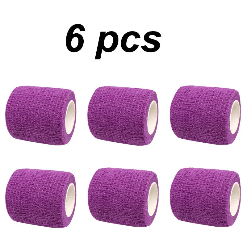 6pcs Disposable Pet Foot Covers – Self-Adhesive Dirty Feet Protection for Cats & Dogs, Elastic Outing Bandage Boots