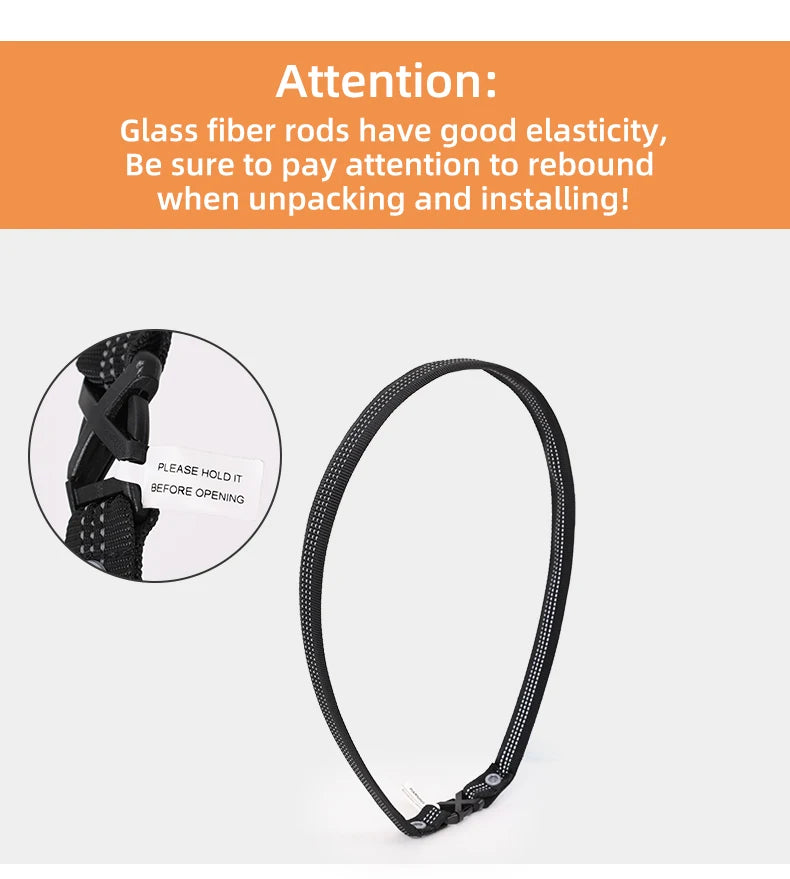 Blind Dog Collar Safety Harness – Adjustable Reflective Anti-Collision Guide Ring for Blind Dogs & Cats