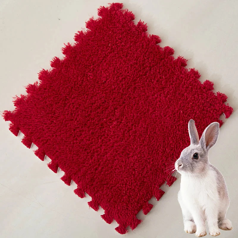 30×30cm Soft EVA Foam Pet Warming Pad – Small Animal Sleeping Mat for Guinea Pigs, Hamsters, Rabbits (1–10Pcs)