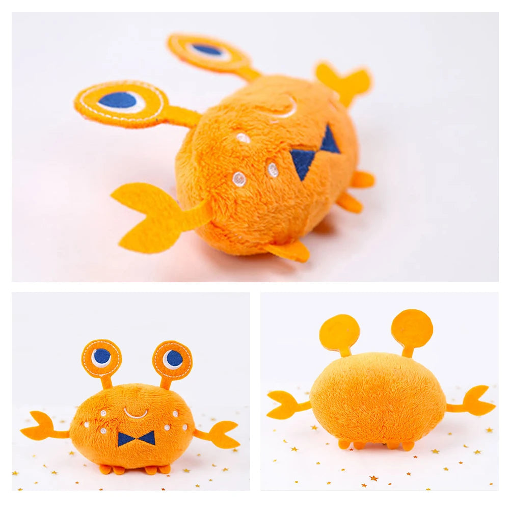 🐶 1Pc Pet Toys Fruit & Animal Cartoon Plush Squeaky Toy 🍓🐾