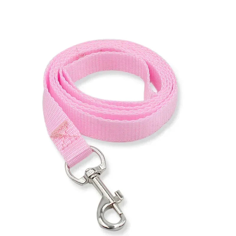 🌈 7-Color Nylon Dog Leash – Durable Training Lead for Daily Walking (1.5cm Width)