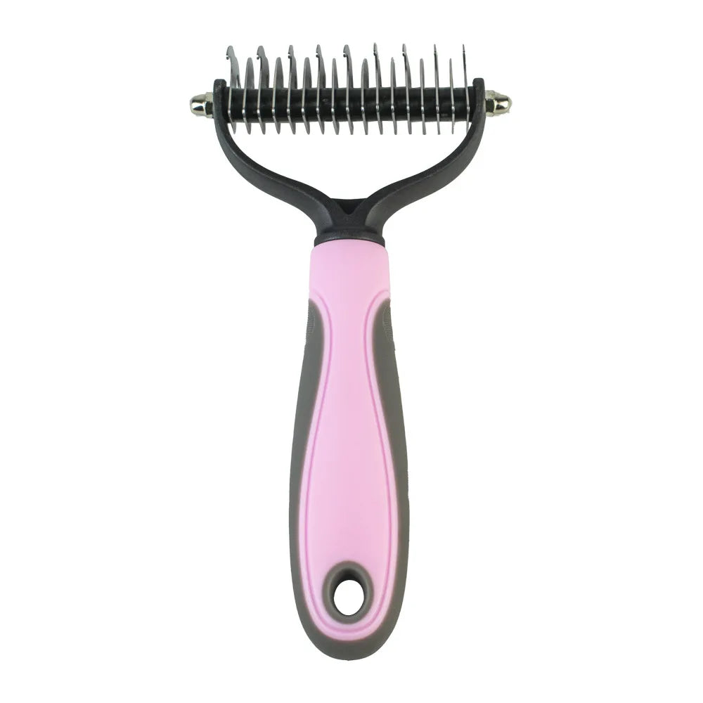 All-in-One Dog & Cat Hair Remover Brush – Grooming Comb for Long, Short & Curly Hair