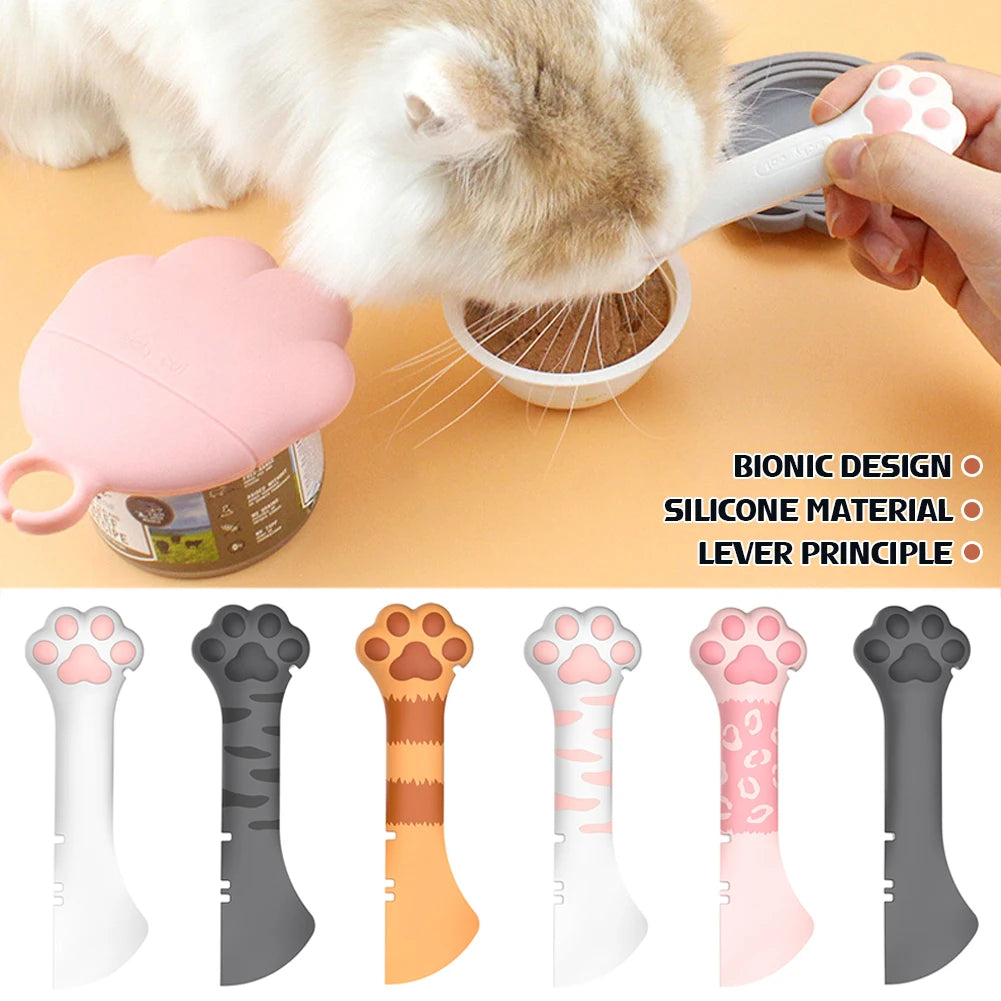 🥄 Multifunction Pet Canned Spoon – Jar Opener & Feeding Scoop for Dogs & Cats