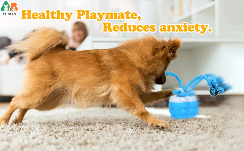 ATUBAN Smart Dog Ball – Rechargeable Automatic Interactive Toy ⚡🐾