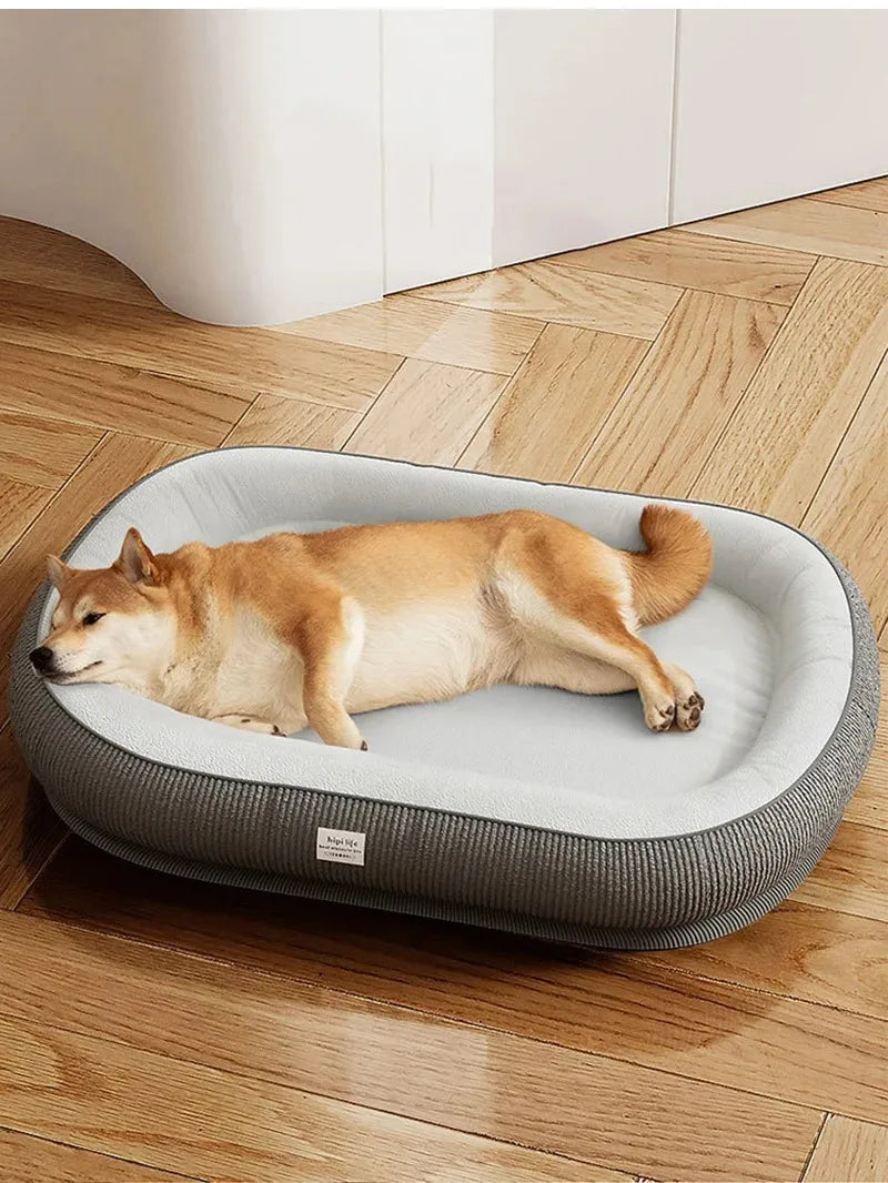 Plush Dog Bed – Cozy Cushion for Small to Large Dogs & Cats, Soft Pet Mat Blanket for All Breeds