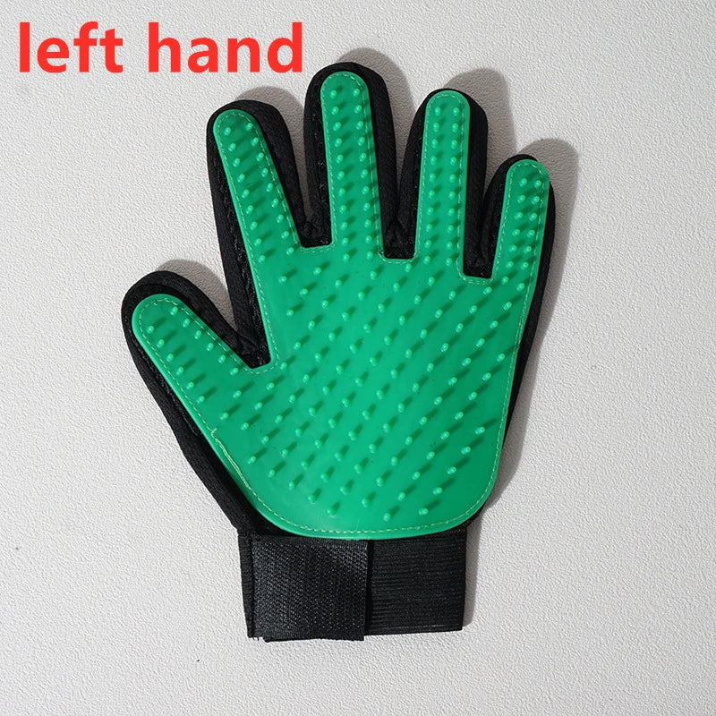 Pet Grooming Glove – Deshedding & Bath Brush Glove for Cats and Dogs