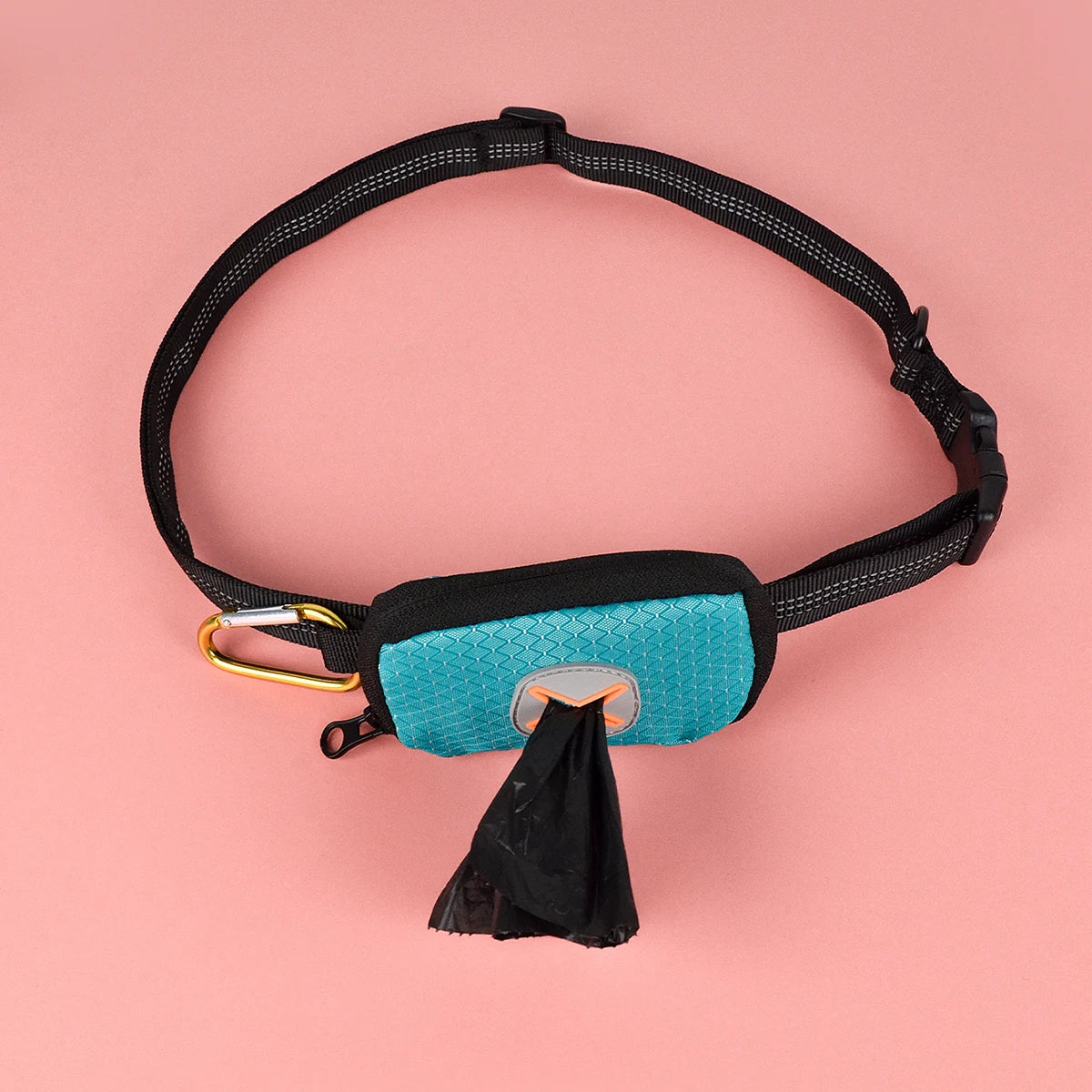 Lightweight Poop Bag Holder Hands-Free Dispenser – Multi-Function Clip-On for Pet Leashes (No Bags or Leashes Included)