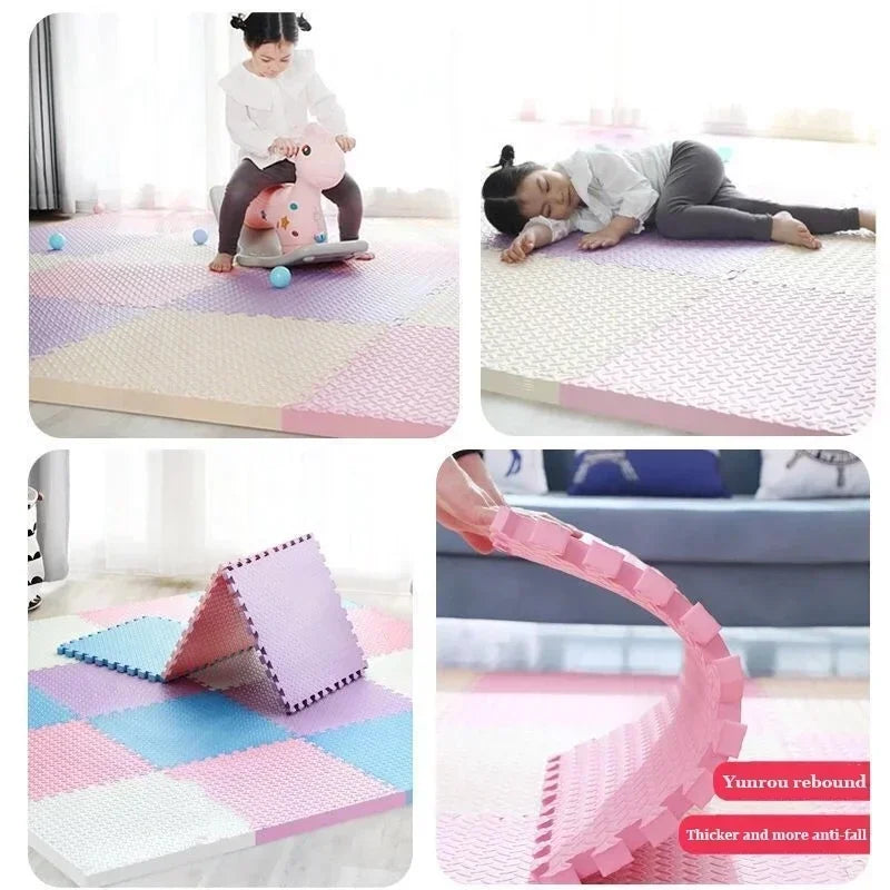 8–16pcs Baby Puzzle Foam Play Mat – Interlocking Educational Floor Carpet for Kids & Toddlers, 30x30cm EVA Foam