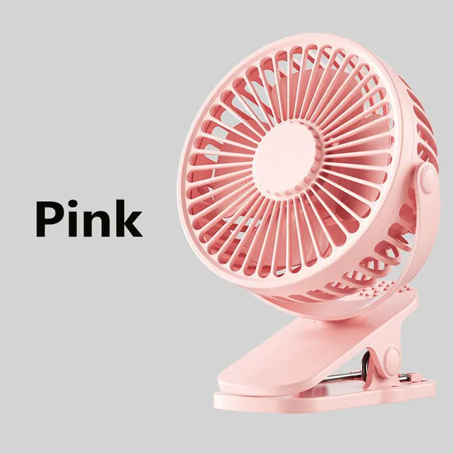 🌀 Xiaomi USB Handheld Clip Fan – Portable Rechargeable Mini Fan for Students & Travel