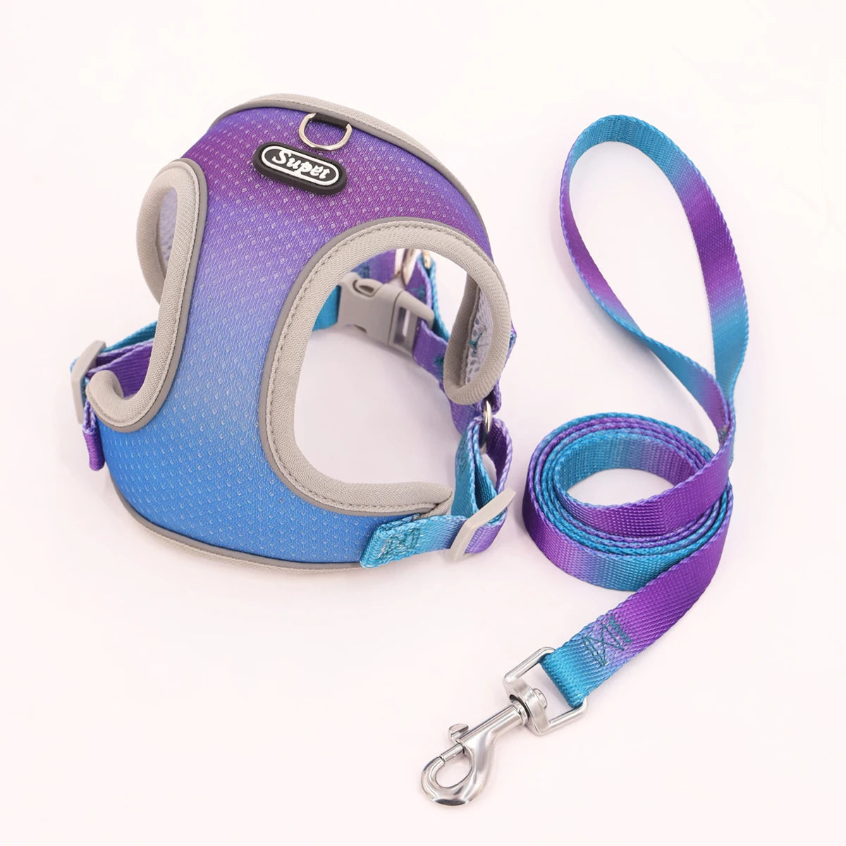 🐾 Supet Step-In Pet Harness – Adjustable, Reflective & Breathable for Dogs & Cats 🐶🐱