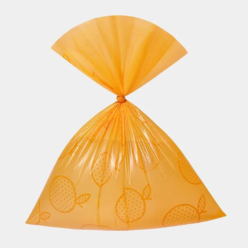 Orange Scented Dog Poop Bags – Degradable Waste Bags with Portable Dispenser for Dog Walking & Cleanup