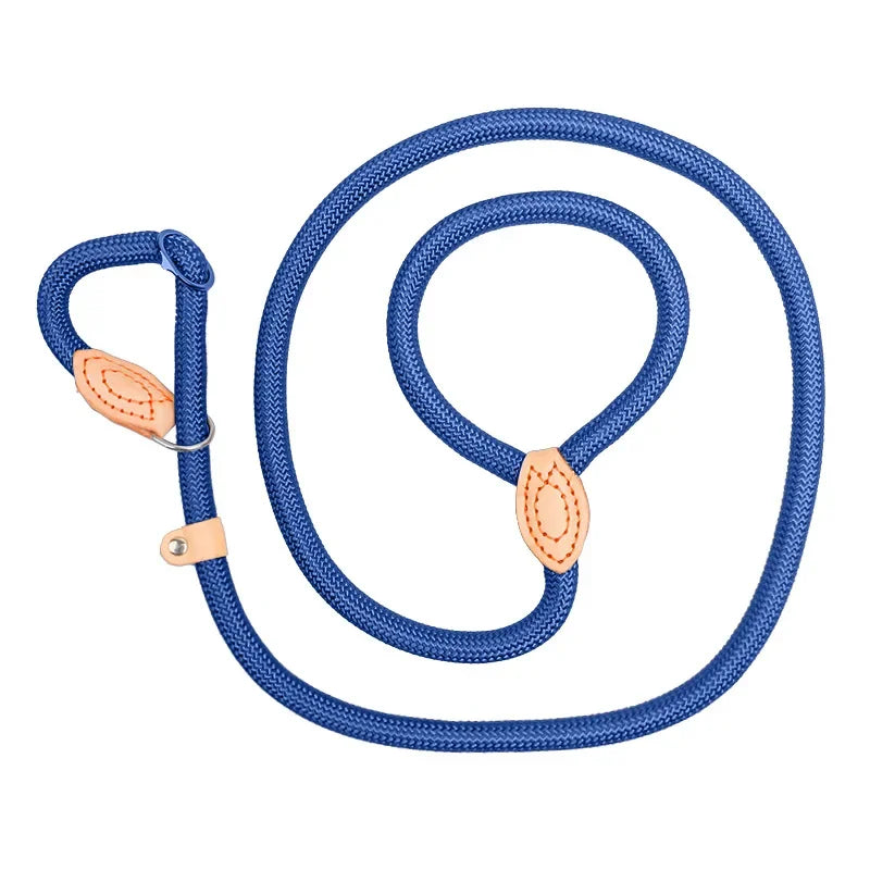 Heavy Duty Slip Rope Dog Leash – Adjustable Braided Training Lead
