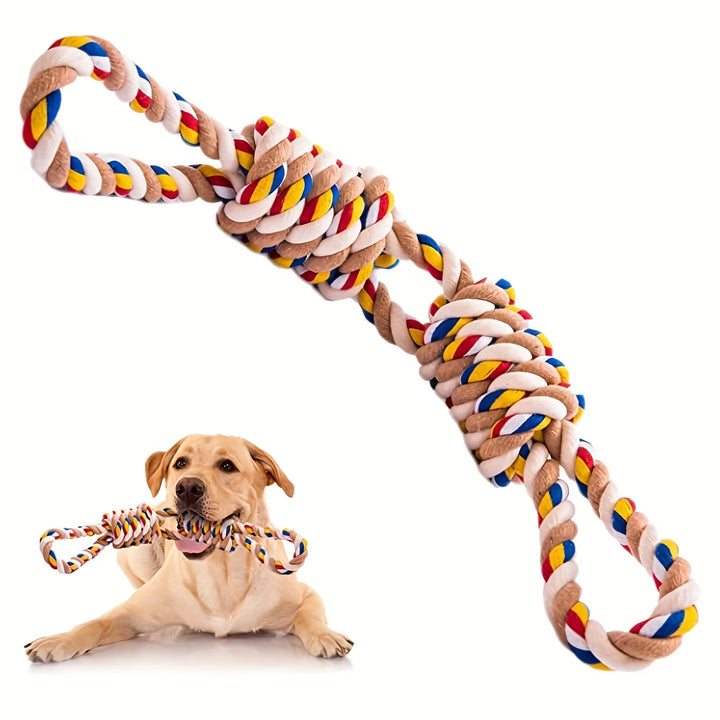 Indestructible Cotton Rope Toy for Medium & Large Dogs 🐶