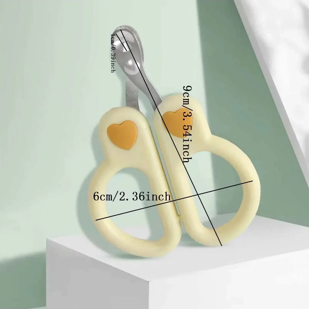 ✂️ Pet Nail Scissors – Half Moon Clipper for Cats, Dogs & Small Pets