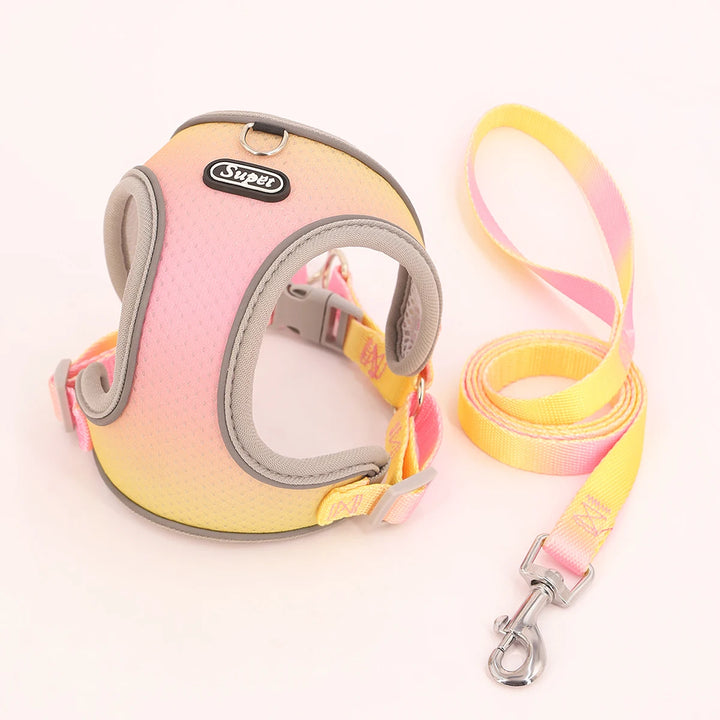 🐾 Supet Step-In Pet Harness – Adjustable, Reflective & Breathable for Dogs & Cats 🐶🐱