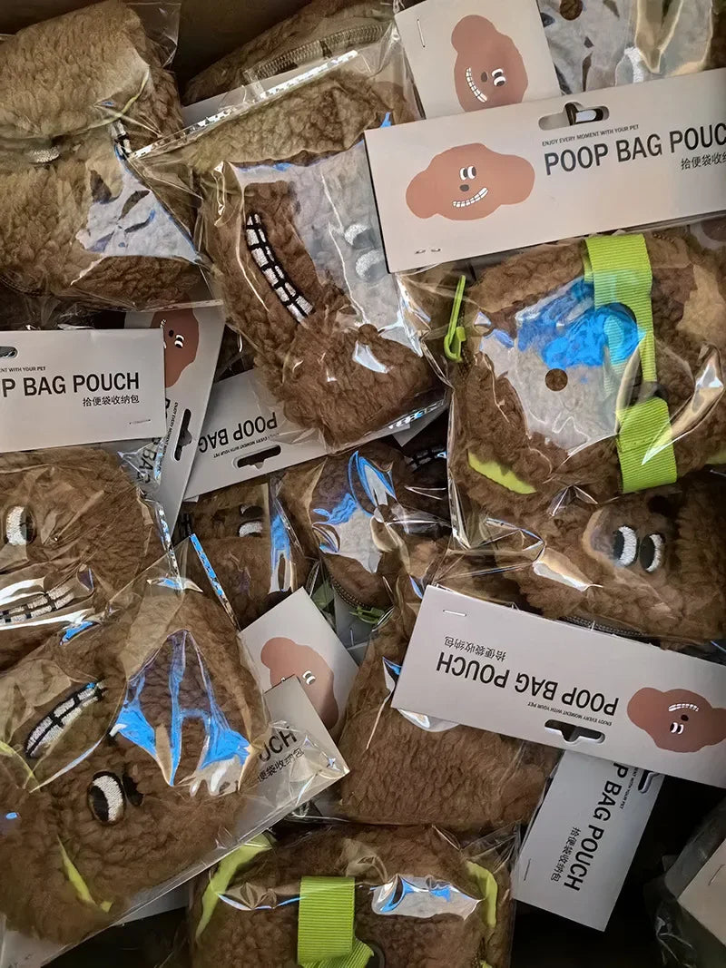 Luxury INS STYLE Dog Poop Bag Carrier – Stylish Portable Pet Waste Bag Dispenser for Dog Walking