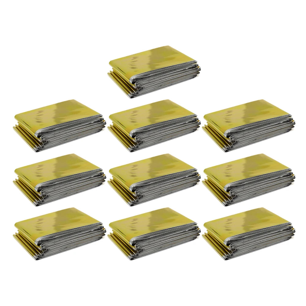 Emergency Thermal Blanket – Waterproof, Windproof Survival Rescue Blanket for Outdoor First Aid & Camping