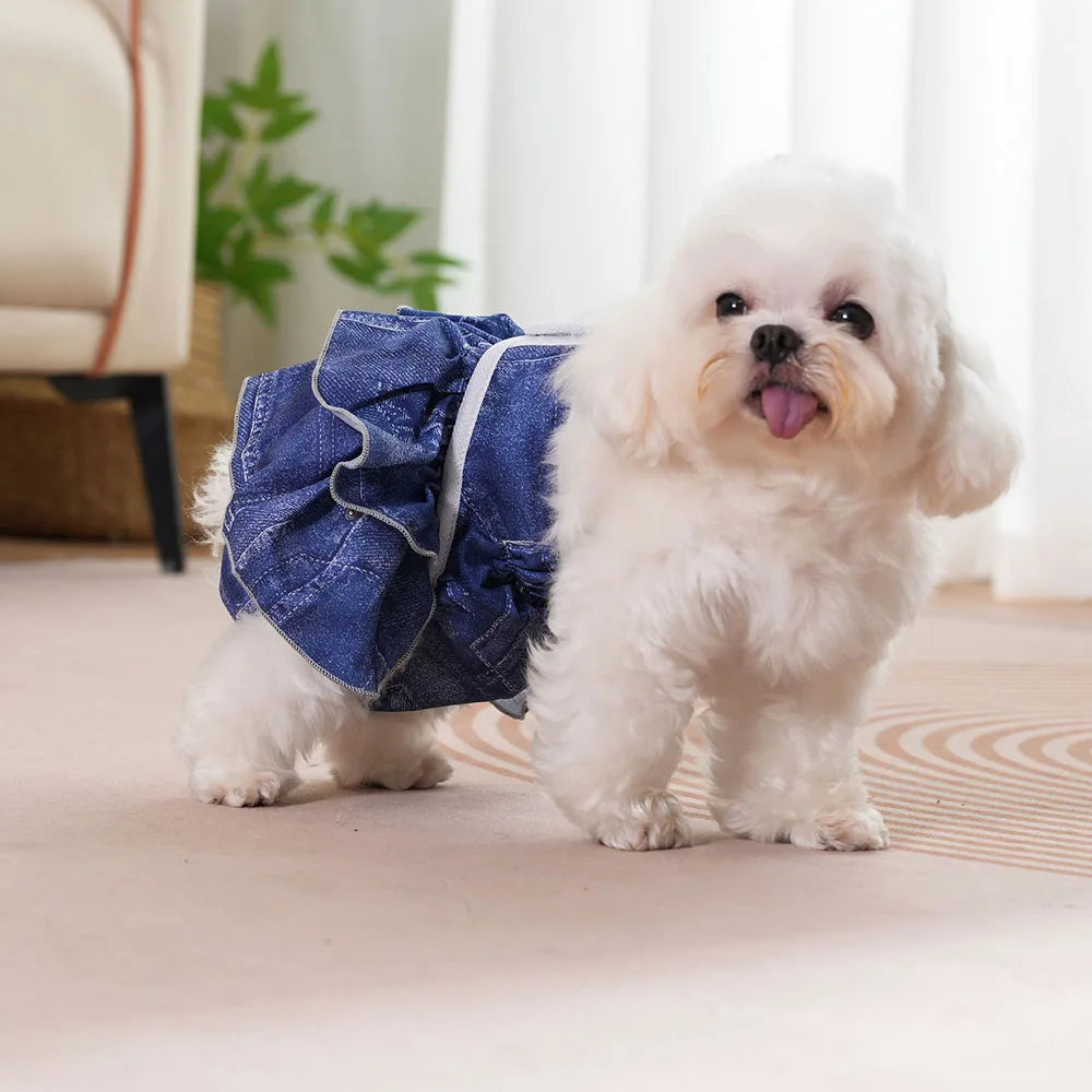 Reusable Female Dog Diapers – Washable, Highly Absorbent Doggie Diaper Shorts for Girl Dogs in Heat & Incontinence