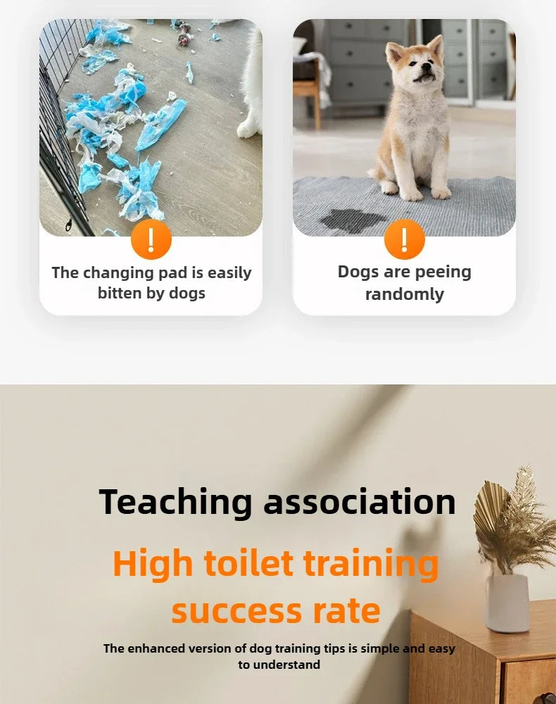 Extra Large Dog Toilet Tray – Splash-Proof, Reusable & Easy-to-Clean Indoor Pet Potty Training Pad Holder