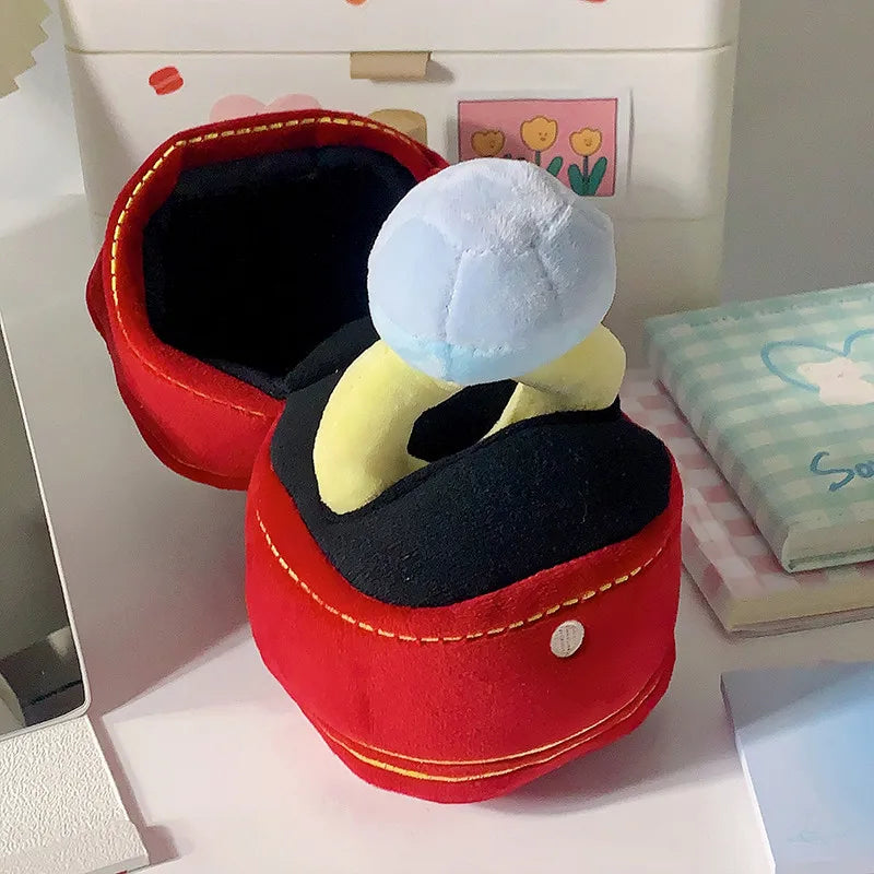 Big Diamond & Ring Box Plush Dog Toy – Cute Creative Engagement Ring Set for Dogs & Puppies