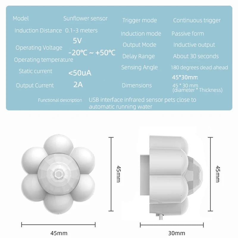 🐾 Replacement Filters for Stainless Steel Cat Water Fountain – Activated Carbon & Sponge Elements