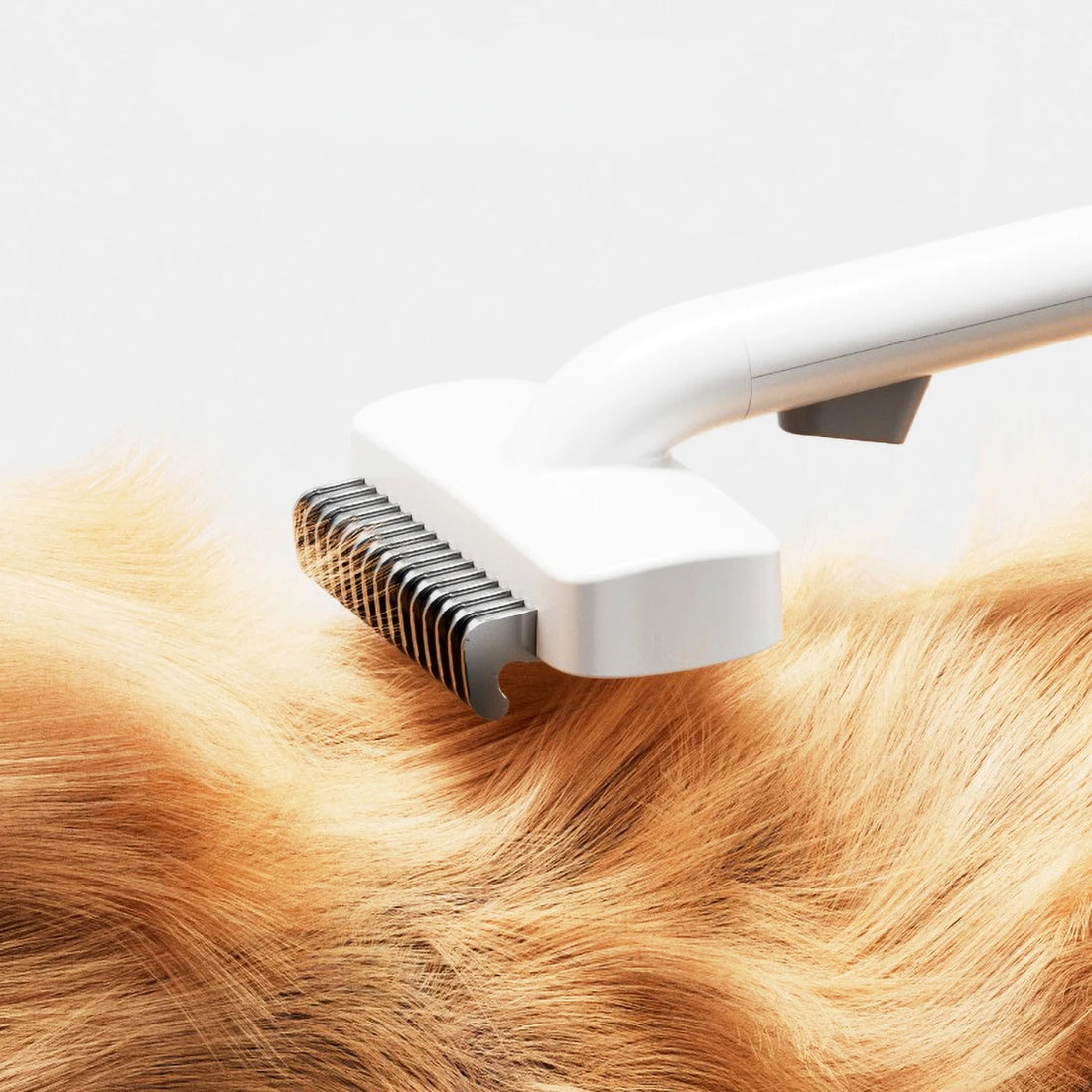 🐾 Stainless Steel Pet Comb with Rounded Knife Head – Gentle Grooming Tool for Dogs & Cats