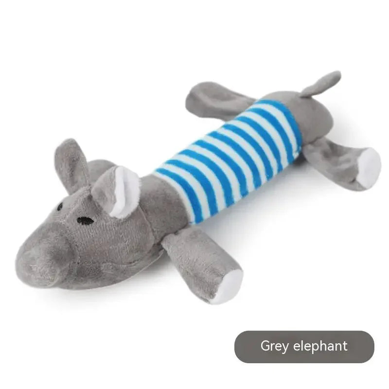 Duck Plush Dog Toy – No Stuffing, Soft Squeaker Fun 🦆🐾