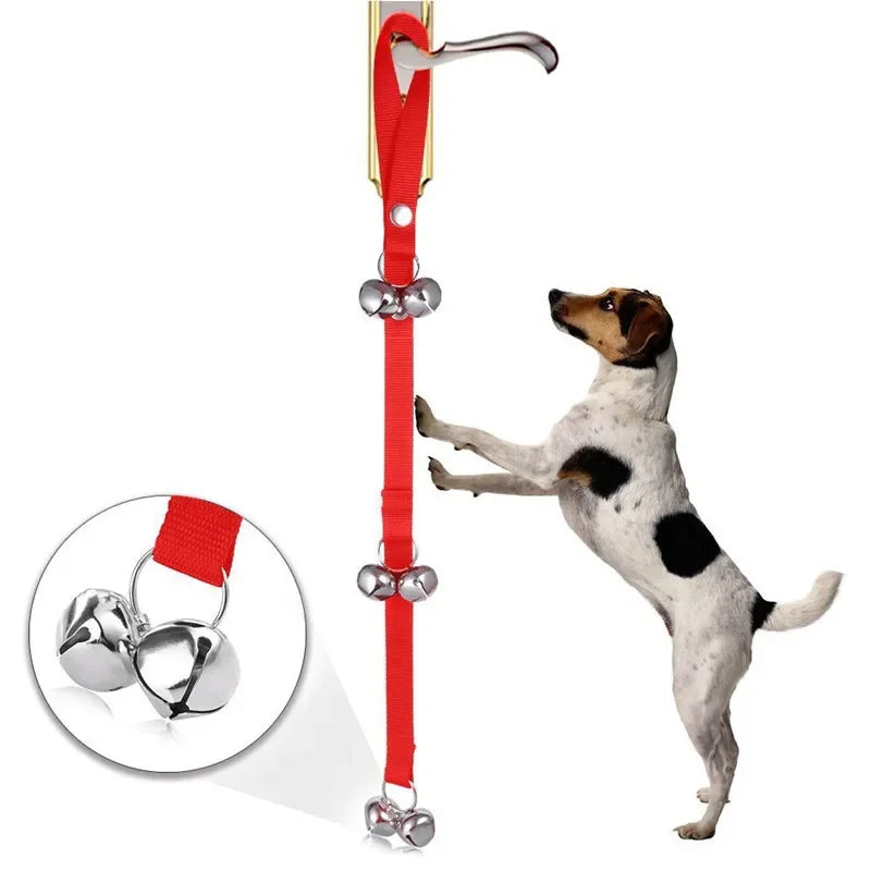 Dog Training Doorbell – Adjustable Rope Bell for Indoor Use 🐶🔔