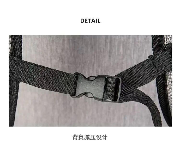 Breathable Expandable Pet Carrier Backpack – Foldable Cat & Dog Travel Bag with Large Capacity for Outdoor Trips & Vet Visits