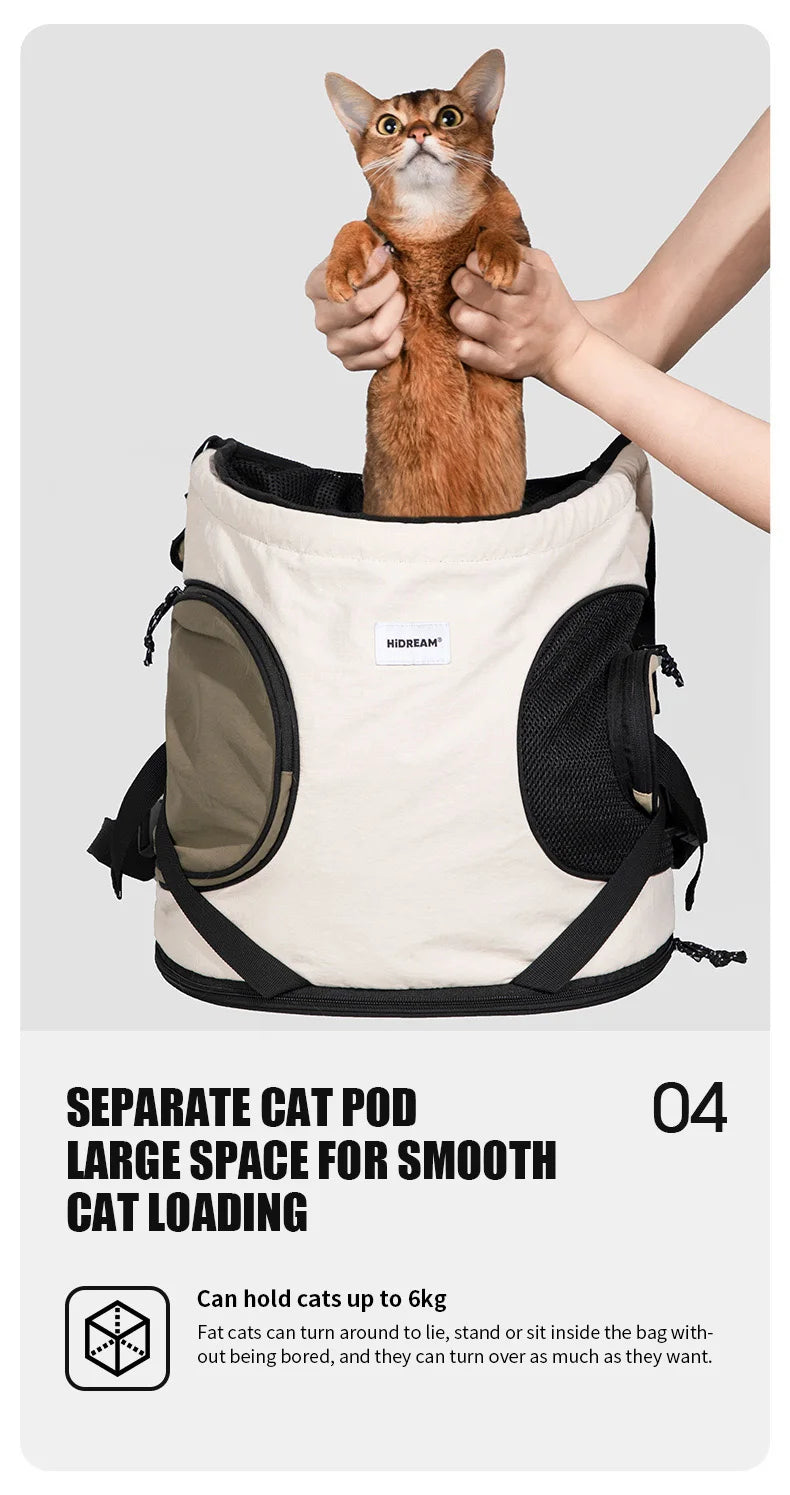 Pet Chest Backpack – Front Carrying Tote for Dogs & Cats, Breathable Outdoor Shoulder Bag, Portable Pet Travel Carrier