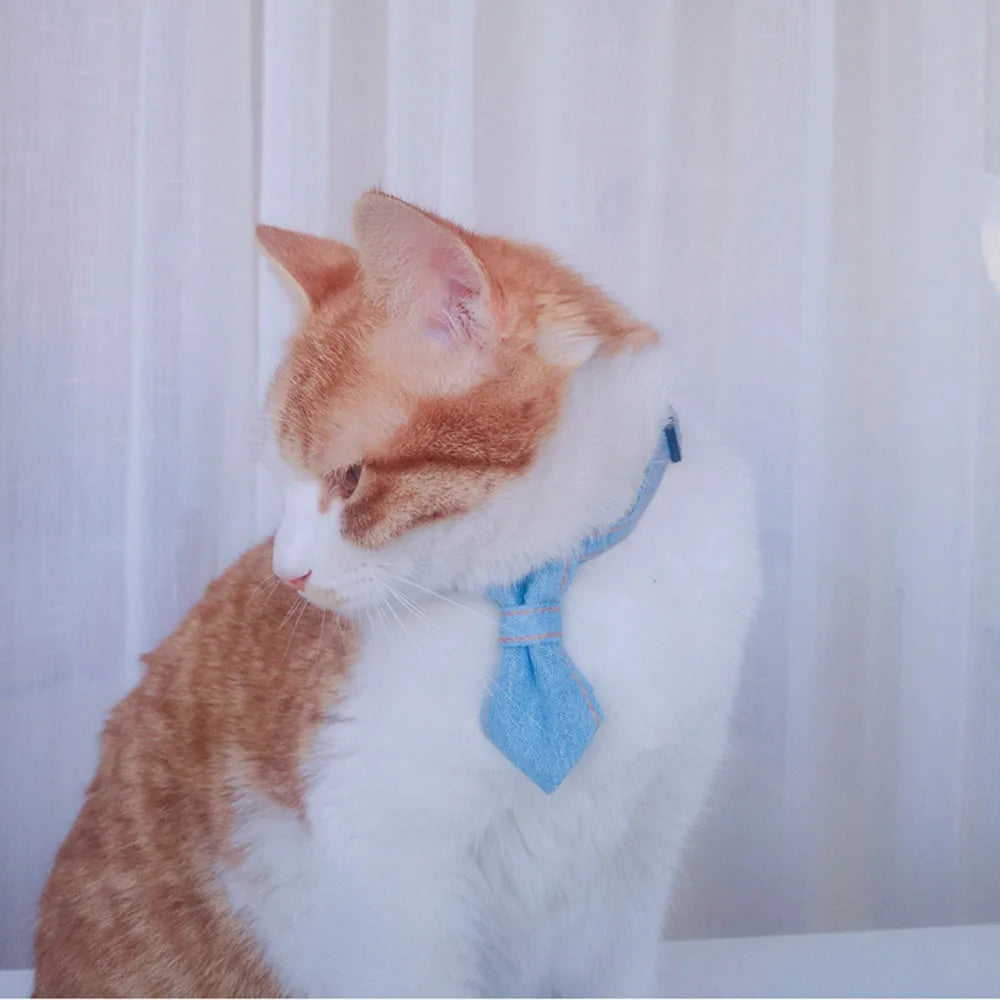 Adjustable Pet Bow Tie – Formal Breakaway Neck Tie Collar for Small Dogs & Cats