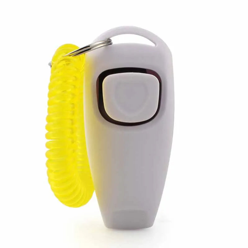 2-in-1 Pet Clicker & Dog Training Whistle with Key Ring – Obedience Training Tool for Dogs & Cats
