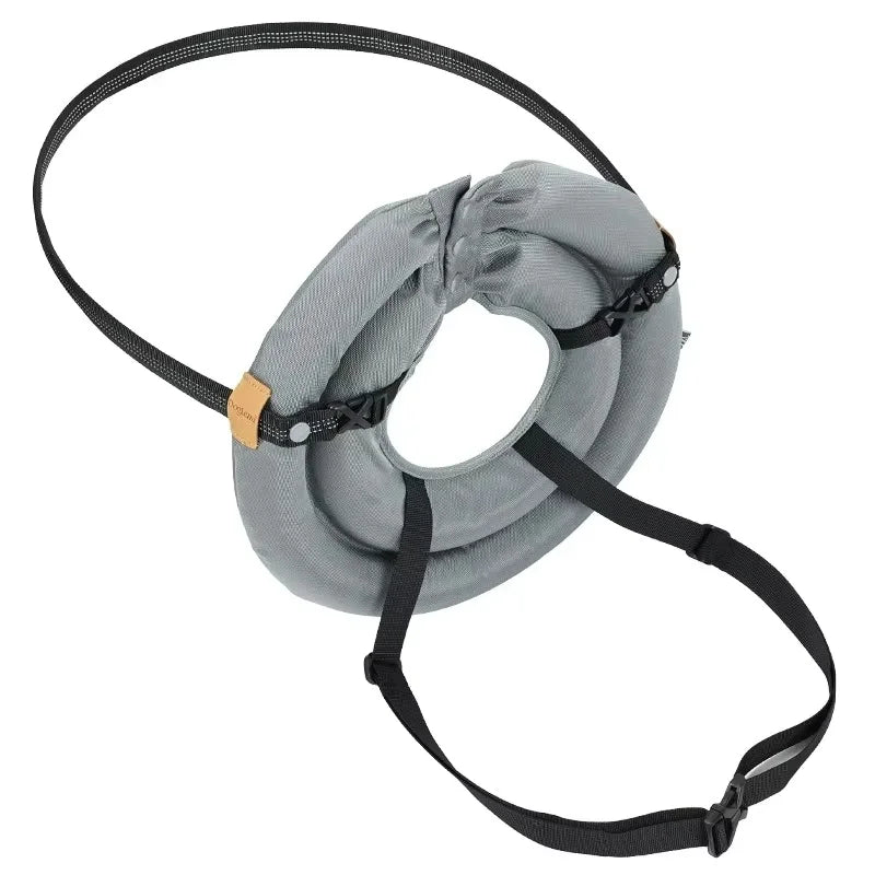 Blind Dog Collar Safety Harness – Adjustable Reflective Anti-Collision Guide Ring for Blind Dogs & Cats