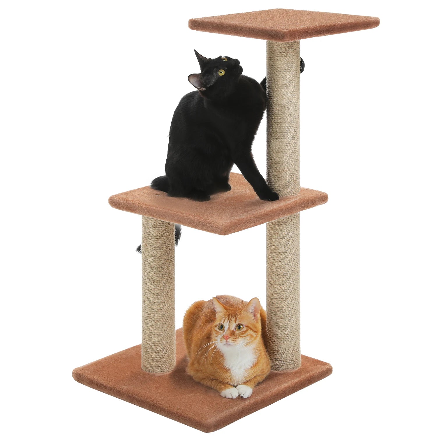 Cat Tree Tower – Scratching Posts, Hammock & Perch